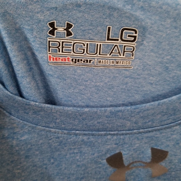 Under Armour | light blue "speed" tshirt size L - Picture 3 of 3